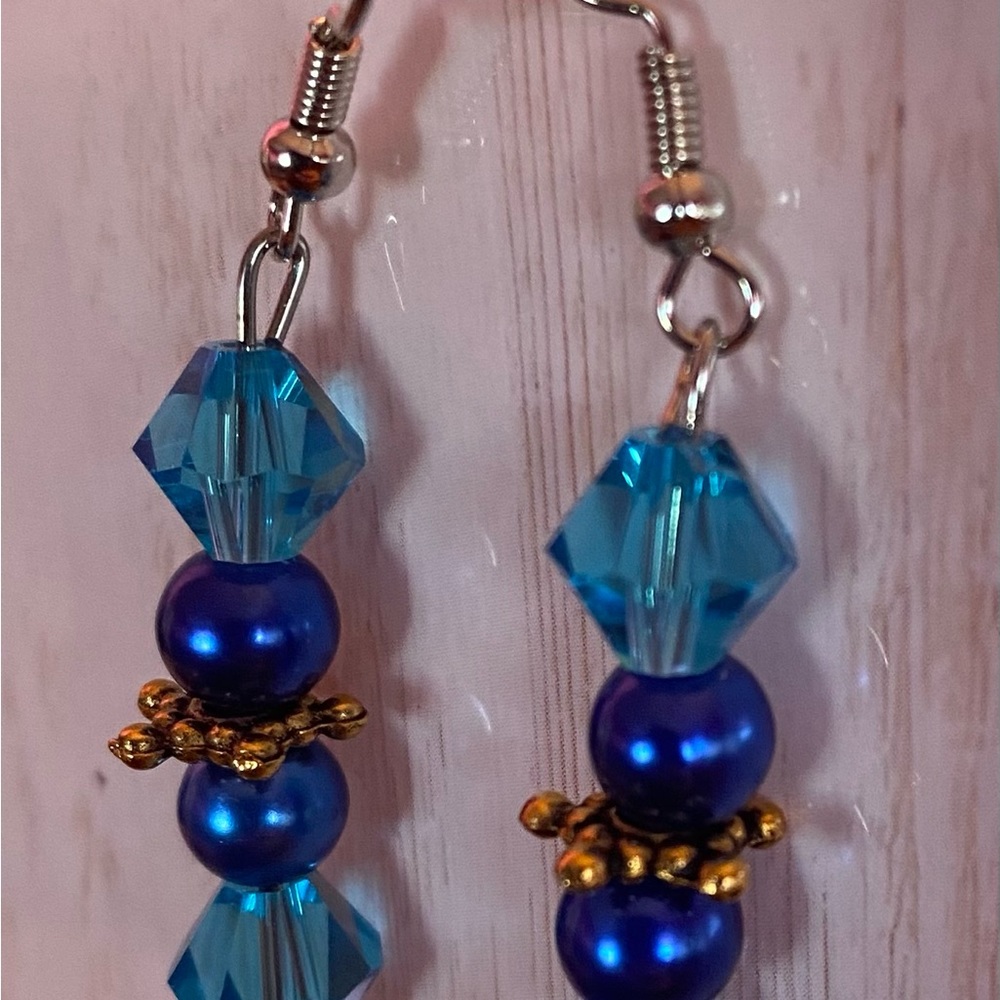Blue earring